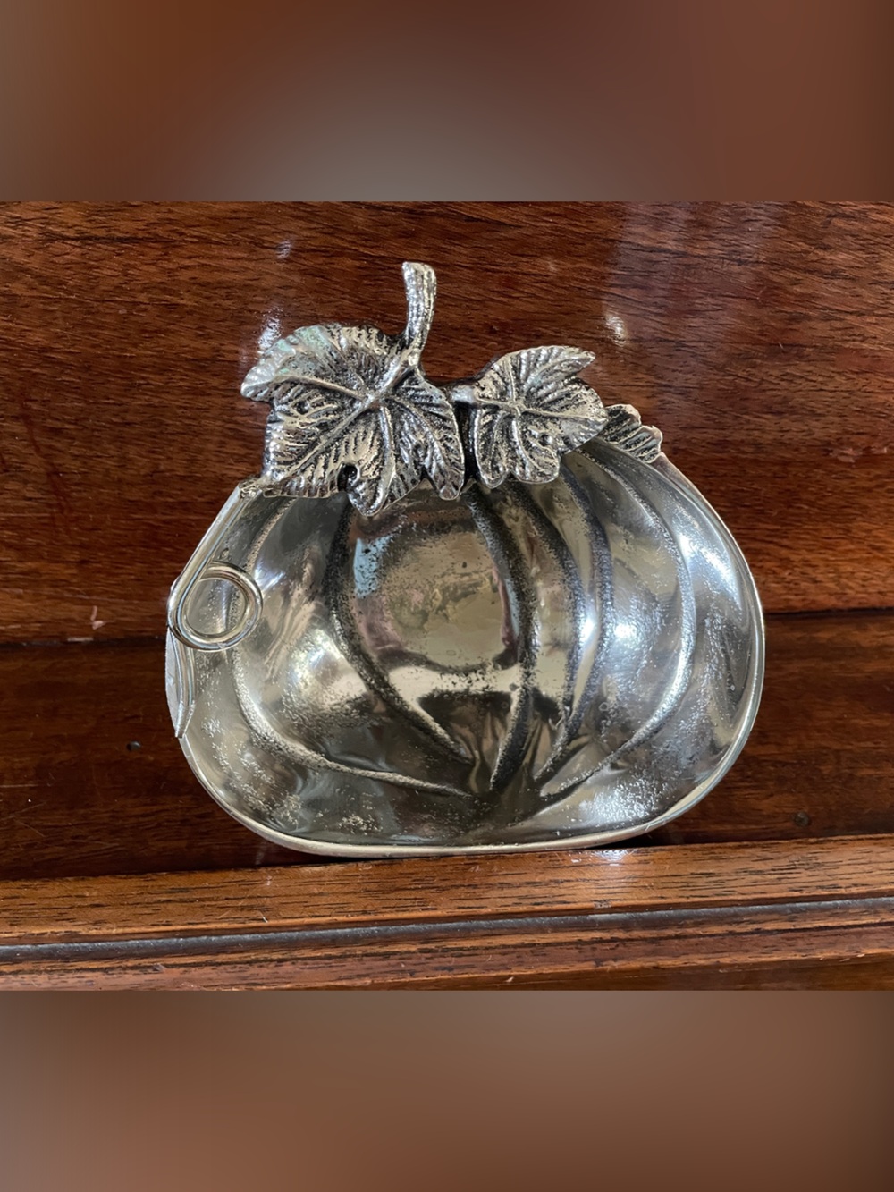 MudPie Pewter Pumpkin Dish